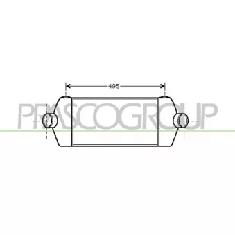 Intercooler, échangeur PRASCO FD912N001