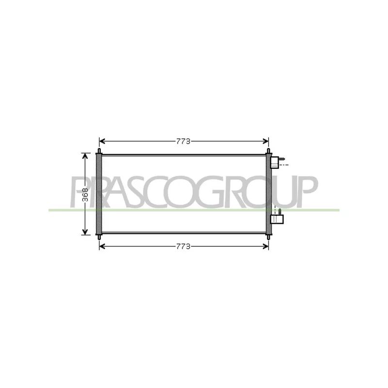 Condenseur, climatisation PRASCO FD930C001