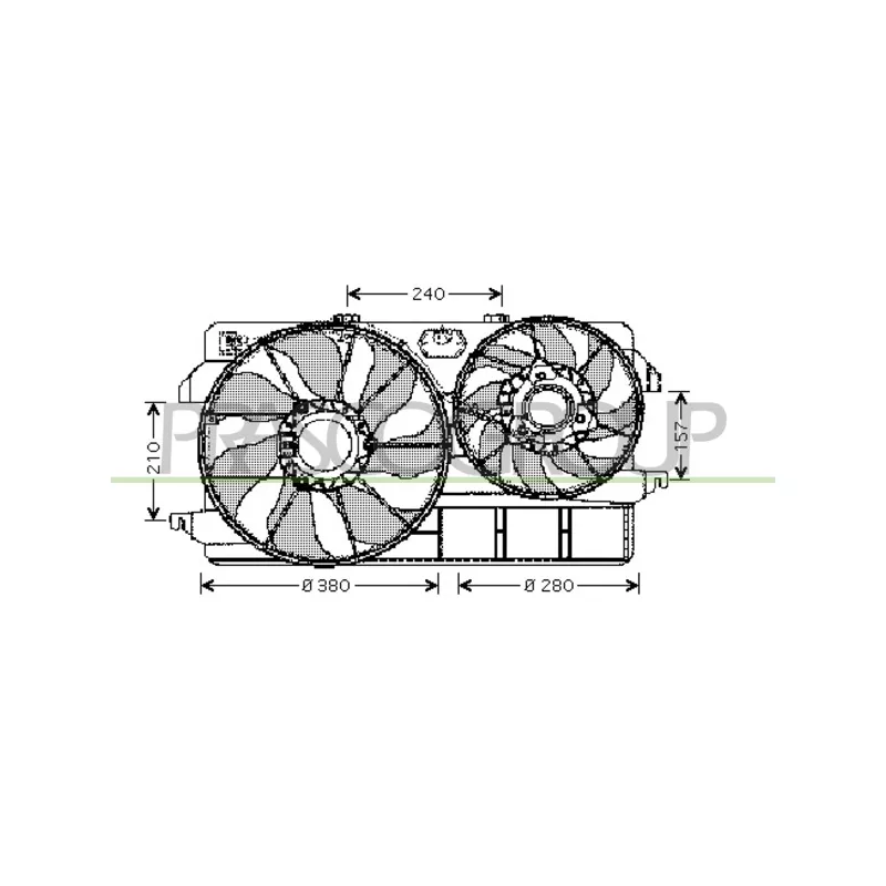Ventilateur, refroidissement du moteur PRASCO FD930F001