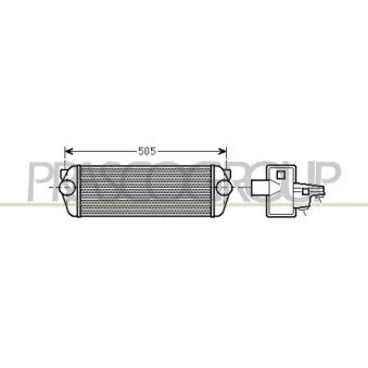 Intercooler, échangeur PRASCO FD930N001