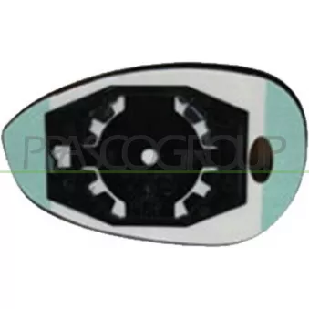 Verre de rétroviseur, rétroviseur extérieur PRASCO FT0307503