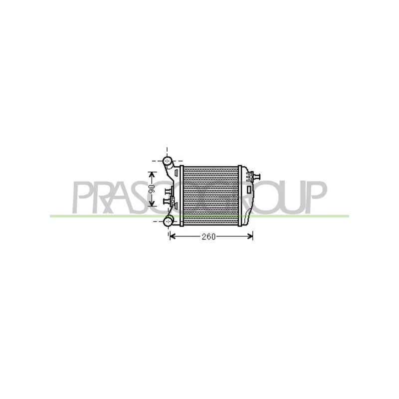 Intercooler, échangeur PRASCO FT030N002