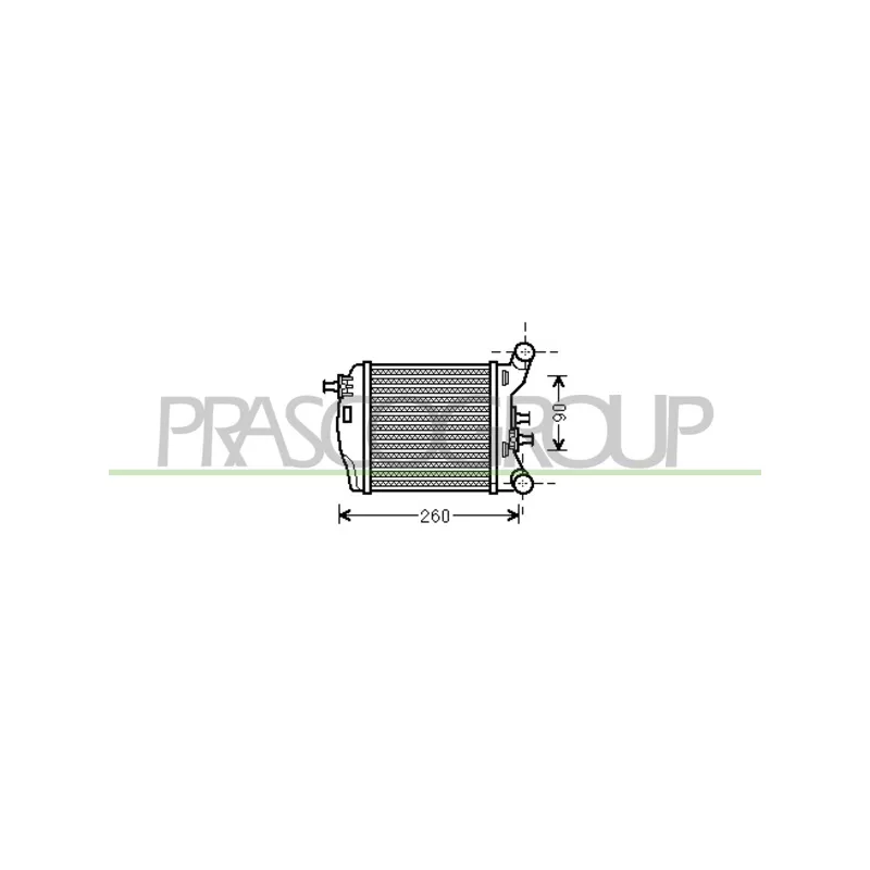 Intercooler, échangeur PRASCO FT030N003