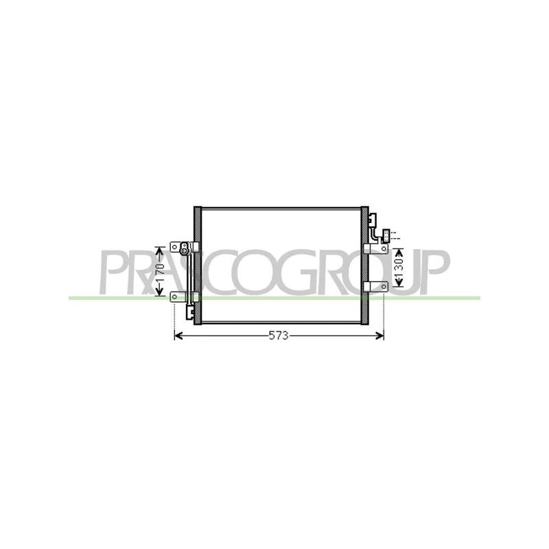 Condenseur, climatisation PRASCO FT113C003