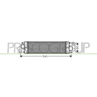 Intercooler, échangeur PRASCO FT113N001