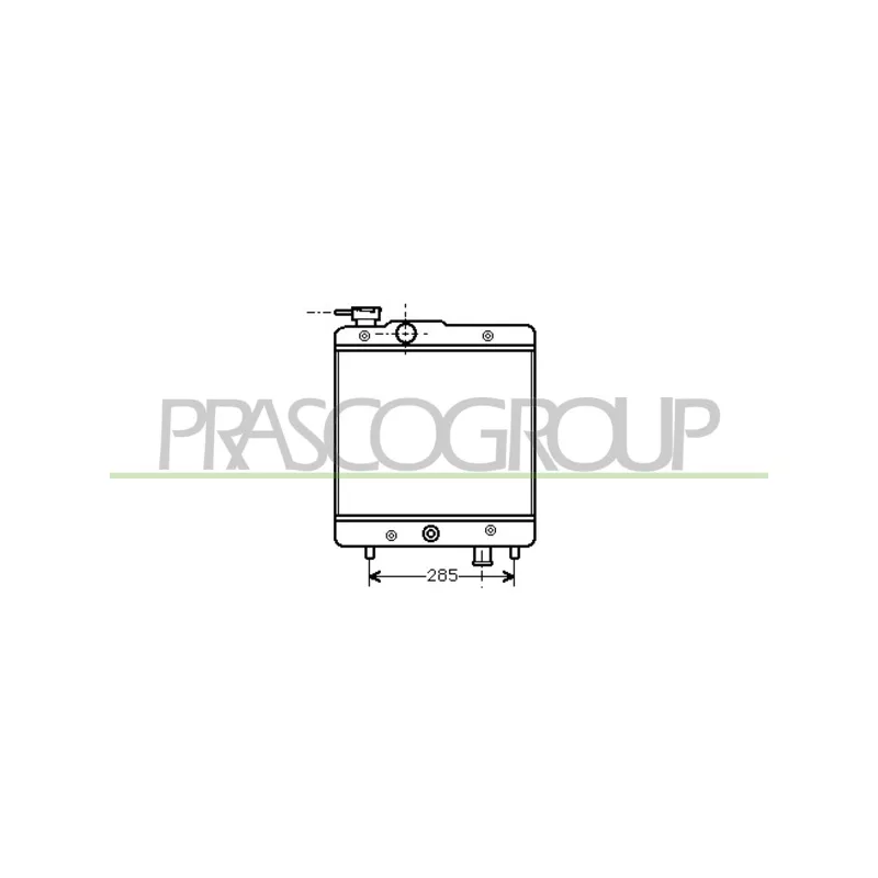 Radiateur, refroidissement du moteur PRASCO FT119R001
