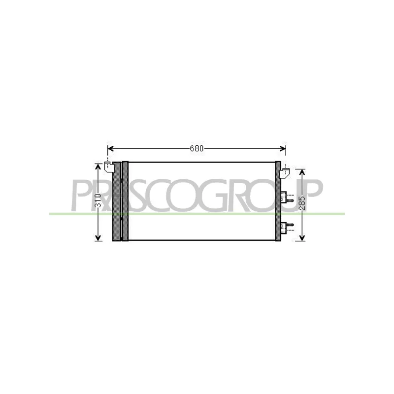 Condenseur, climatisation PRASCO FT122C001