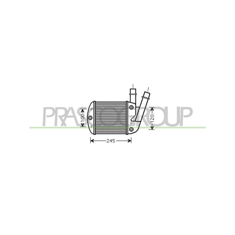 Intercooler, échangeur PRASCO FT122N001