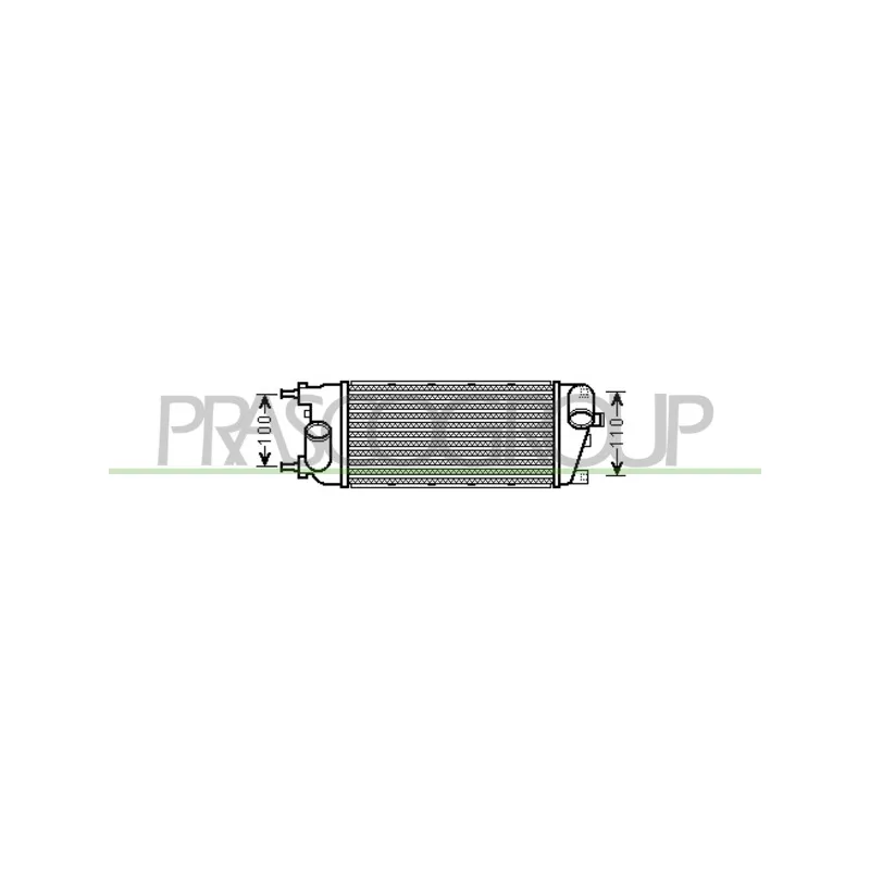 Intercooler, échangeur PRASCO FT124N002