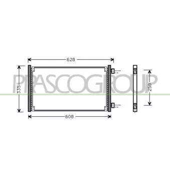 Condenseur, climatisation PRASCO FT133C005