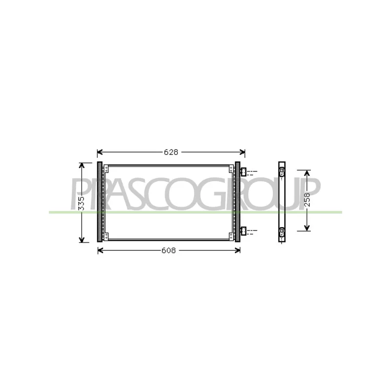 Condenseur, climatisation PRASCO FT133C005