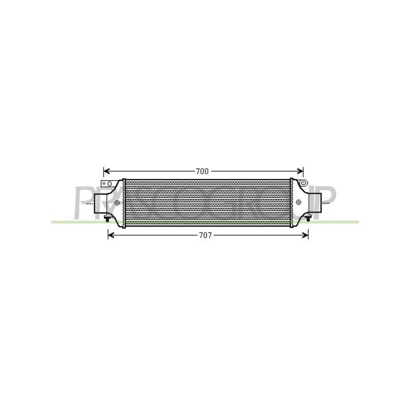 Intercooler, échangeur PRASCO FT138N001