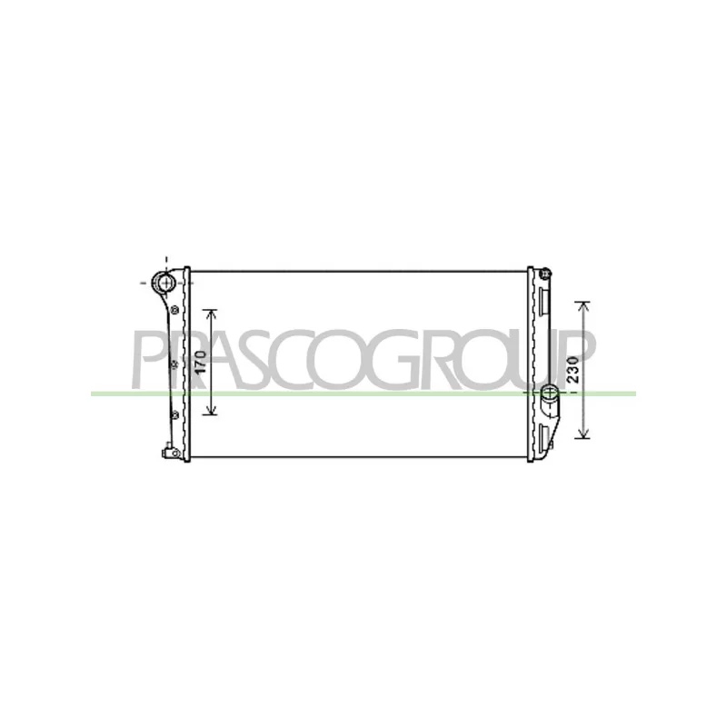 Radiateur, refroidissement du moteur PRASCO FT350R006