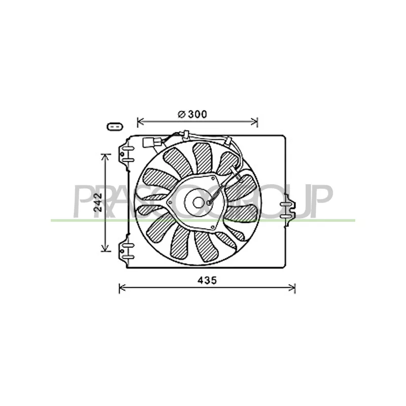 Ventilateur, refroidissement du moteur PRASCO FT360F002