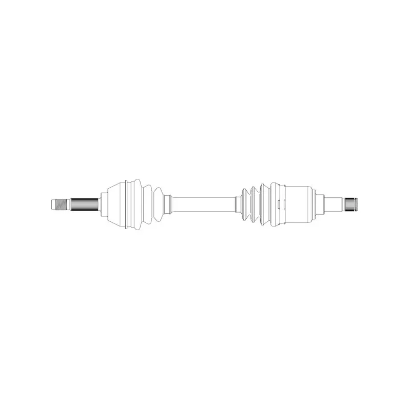 Arbre de transmission avant gauche GENERAL RICAMBI AB3014