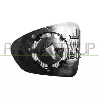 Verre de rétroviseur, rétroviseur extérieur PRASCO FT4487513