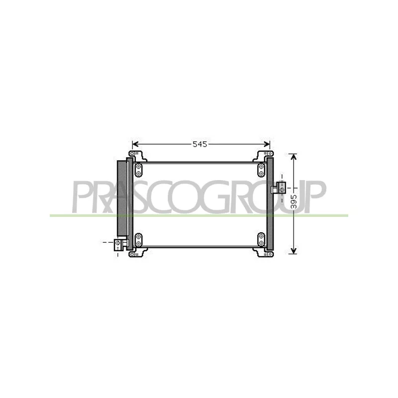 Condenseur, climatisation PRASCO FT717C001