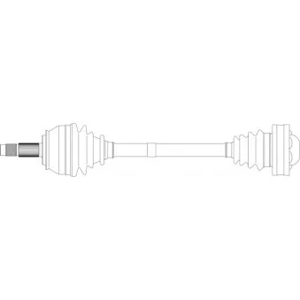 Arbre de transmission avant gauche GENERAL RICAMBI AR3066