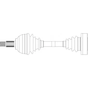 Arbre de transmission avant gauche GENERAL RICAMBI AR3067