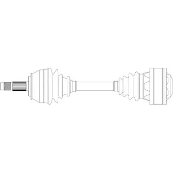 Arbre de transmission avant gauche GENERAL RICAMBI AR3081