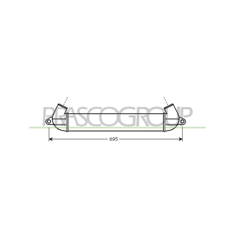 Intercooler, échangeur PRASCO FT908N001