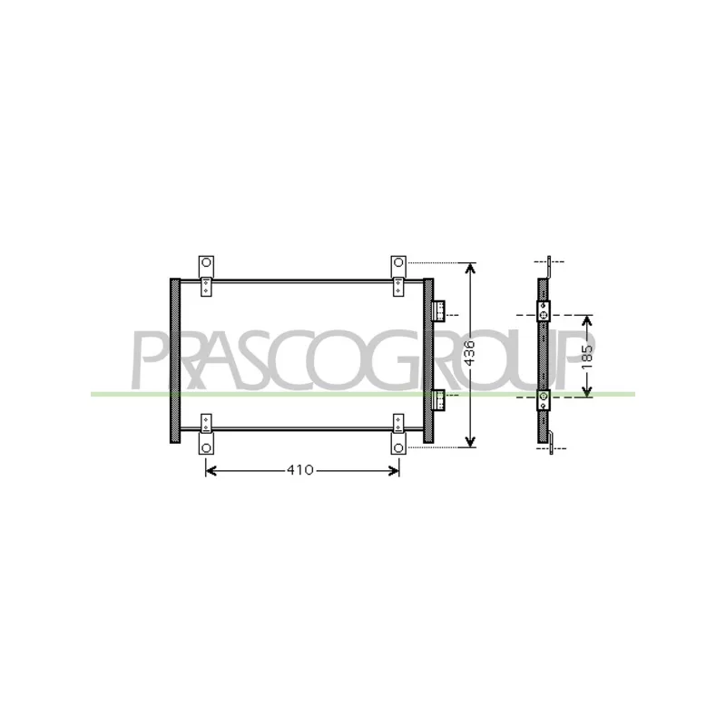 Condenseur, climatisation PRASCO FT920C002