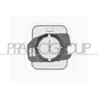 Verre de rétroviseur, rétroviseur extérieur PRASCO FT9217503