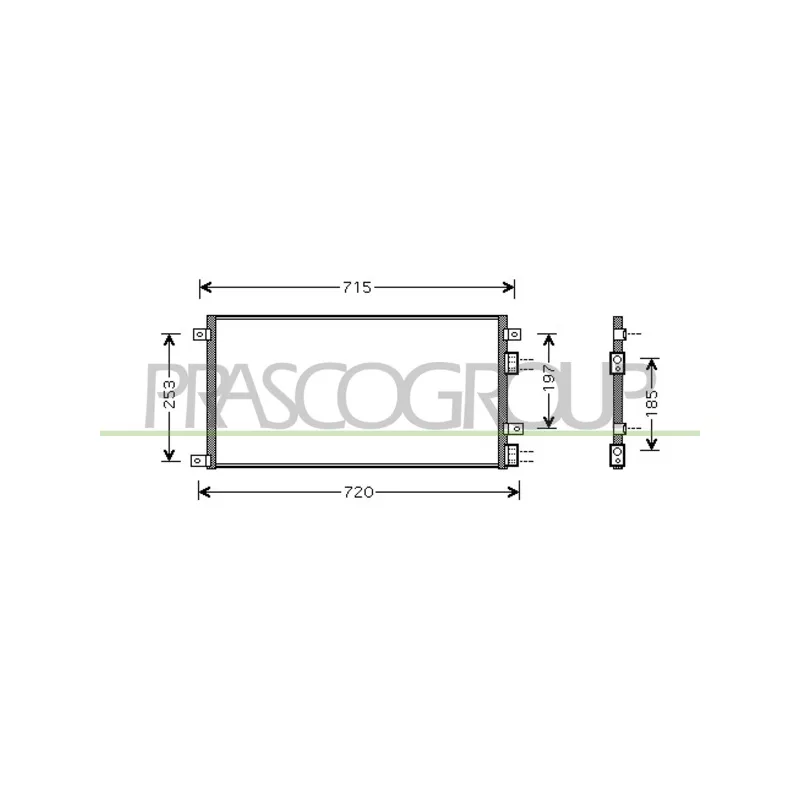 Condenseur, climatisation PRASCO FT926C001