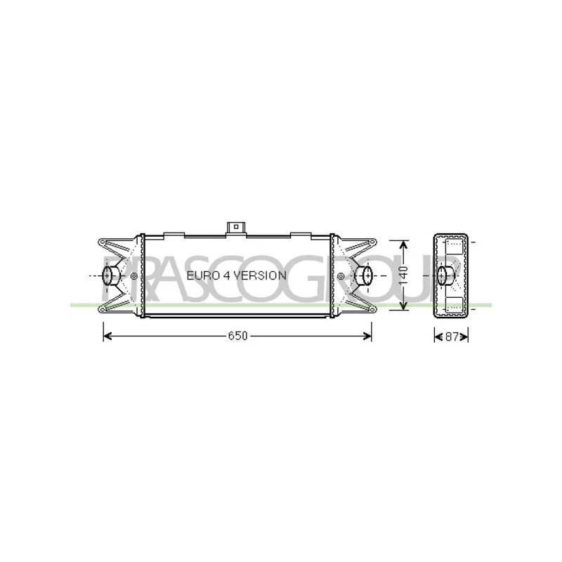 Intercooler, échangeur PRASCO FT926N001