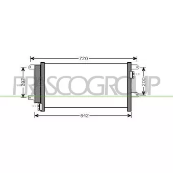 Condenseur, climatisation PRASCO FT927C001