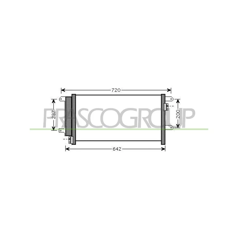 Condenseur, climatisation PRASCO FT927C001