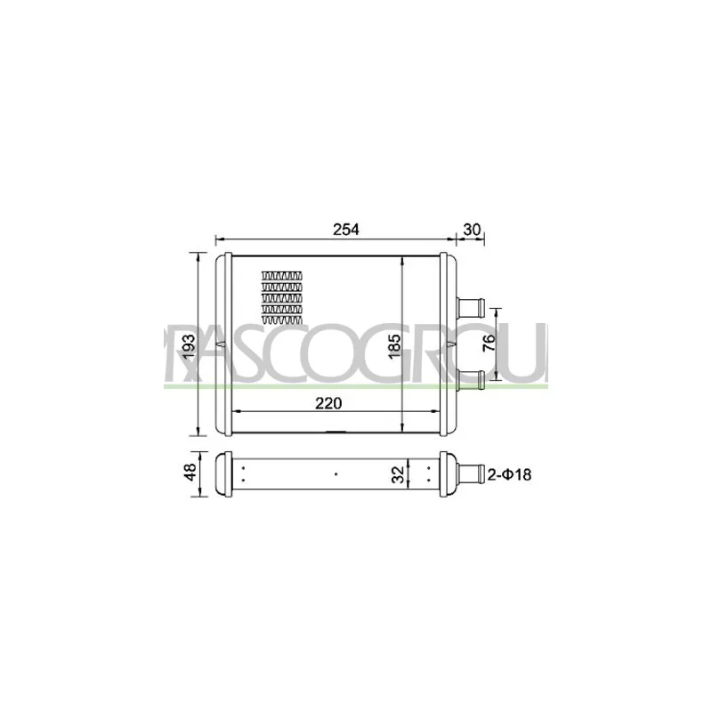 Système de chauffage PRASCO FT927H001