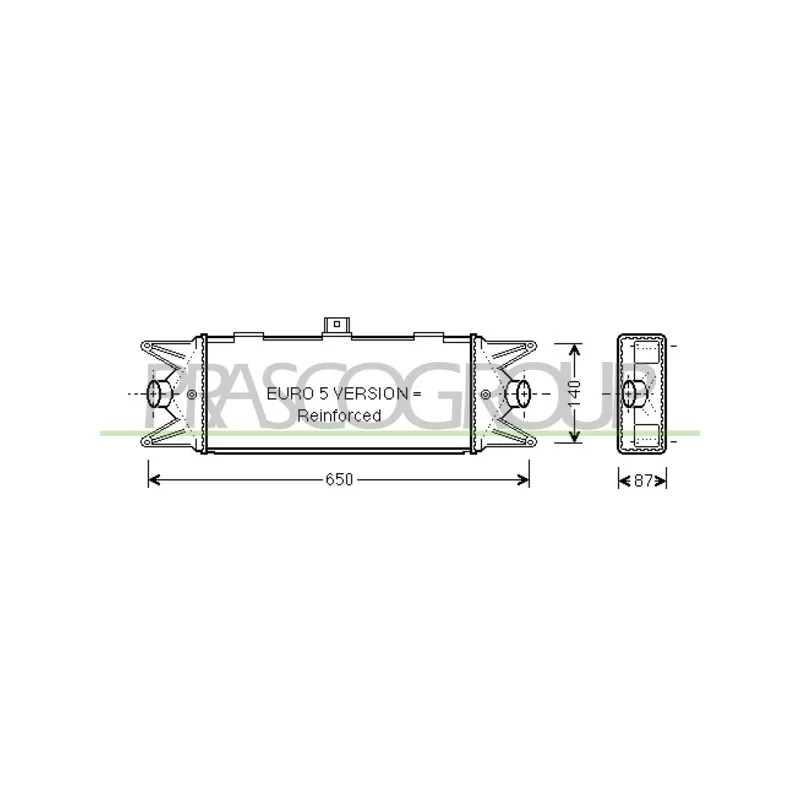 Intercooler, échangeur PRASCO FT928N001