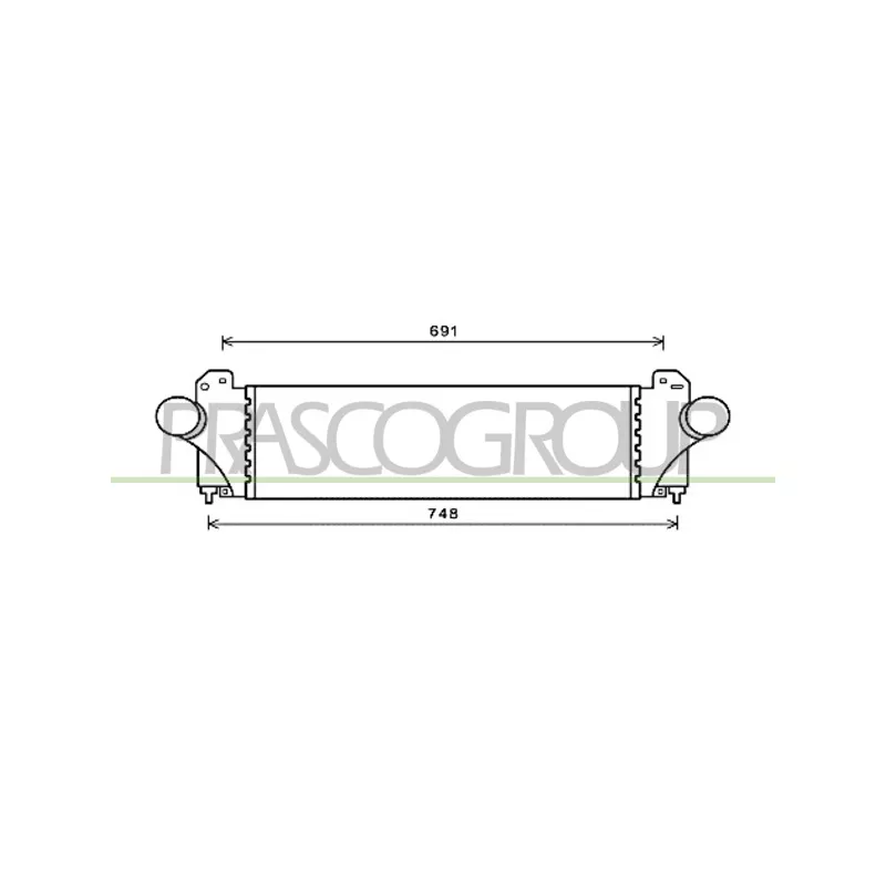 Intercooler, échangeur PRASCO FT929N001