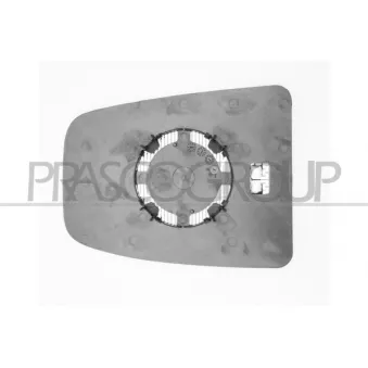 Verre de rétroviseur, rétroviseur extérieur PRASCO FT9507514