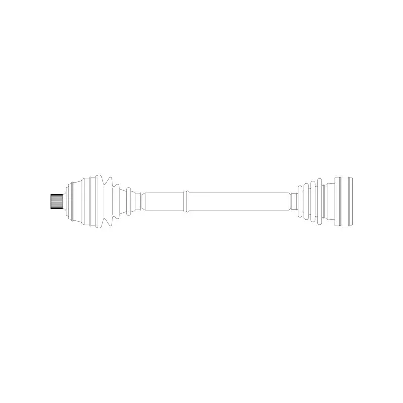 Arbre de transmission avant droit GENERAL RICAMBI AU3016