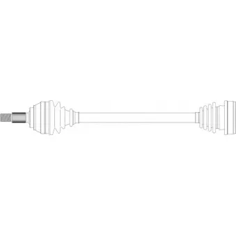 Arbre de transmission avant gauche GENERAL RICAMBI