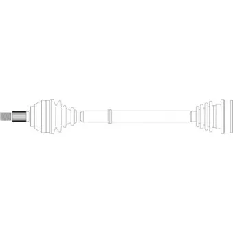 Arbre de transmission avant droit GENERAL RICAMBI