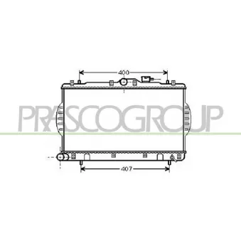 Radiateur, refroidissement du moteur PRASCO HN007R002
