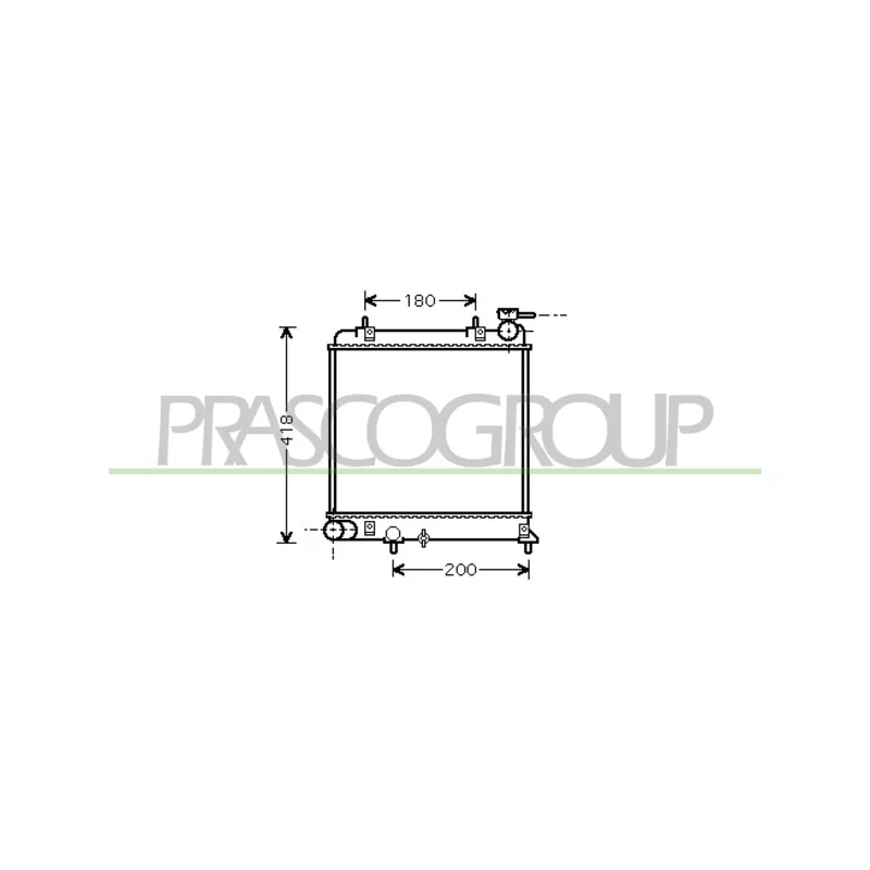Radiateur, refroidissement du moteur PRASCO HN016R001
