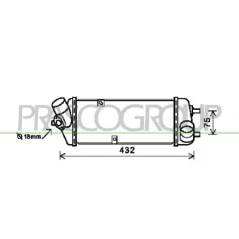 Intercooler, échangeur PRASCO HN019N001