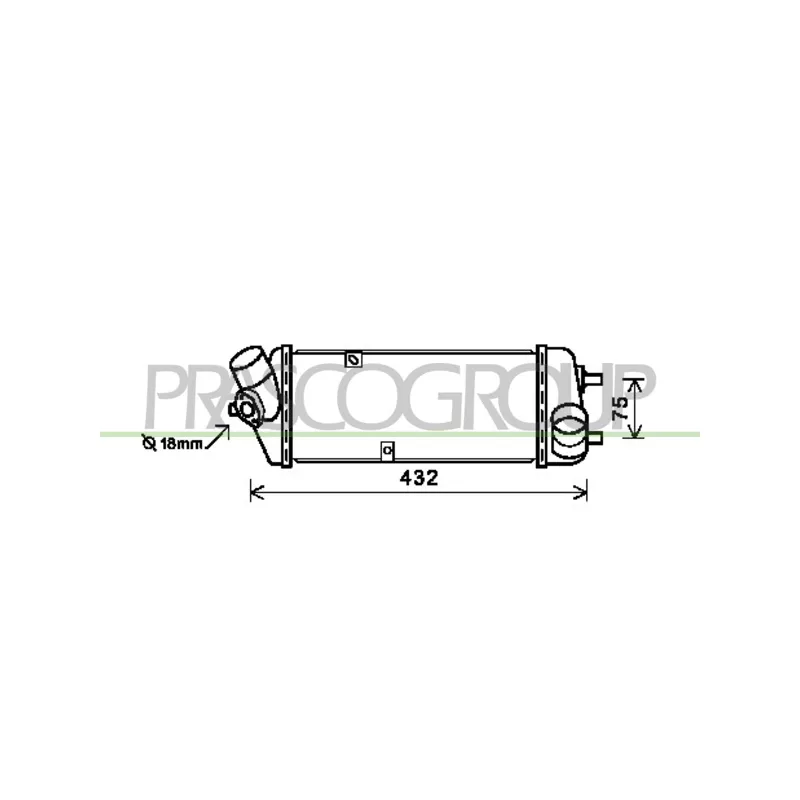 Intercooler, échangeur PRASCO HN019N001
