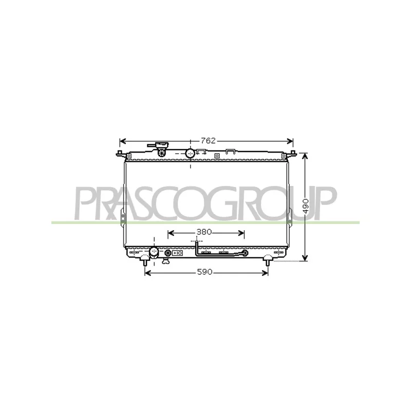 Radiateur, refroidissement du moteur PRASCO HN021R003