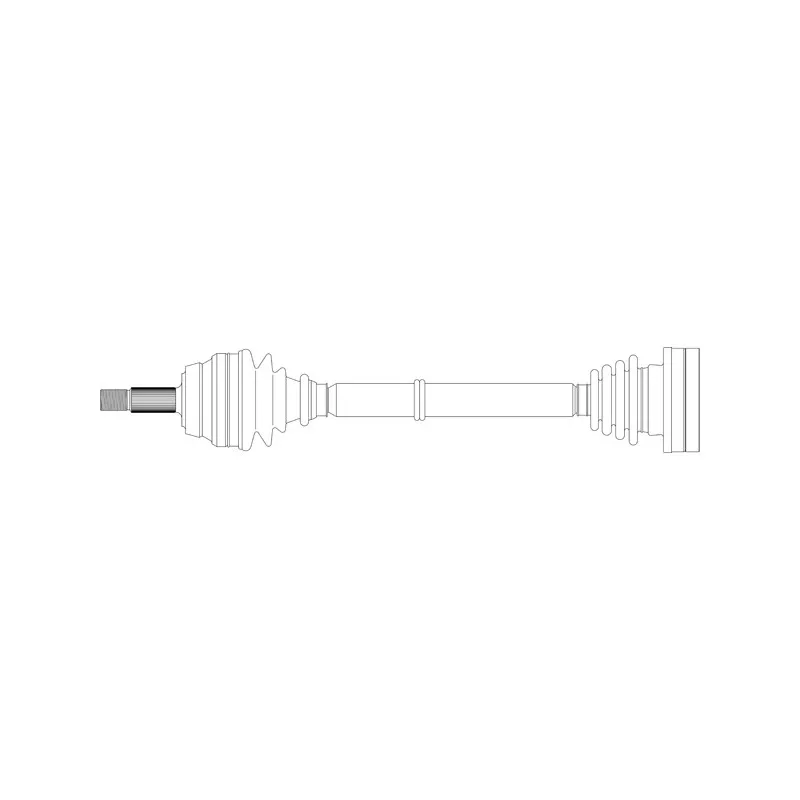 Arbre de transmission avant droit GENERAL RICAMBI AU3203