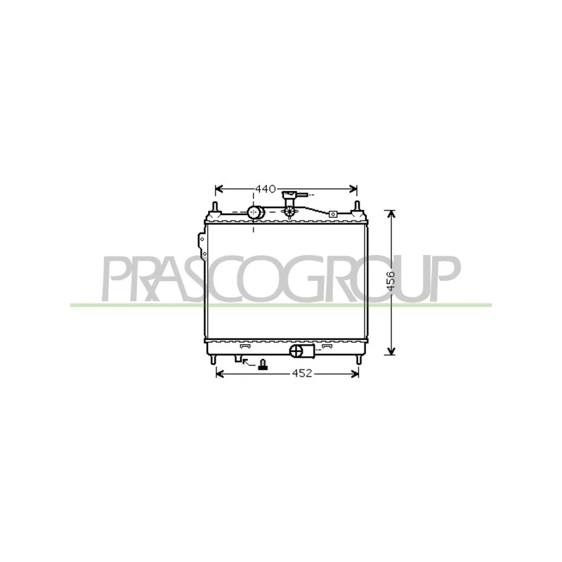 Radiateur, refroidissement du moteur PRASCO HN331R005