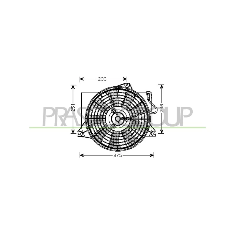 Ventilateur, refroidissement du moteur PRASCO HN715F002