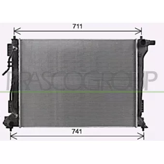Radiateur, refroidissement du moteur PRASCO HN806R001