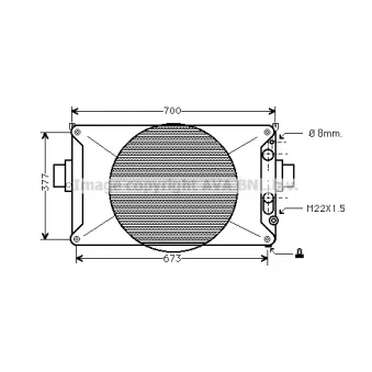 Radiateur, refroidissement du moteur PRASCO