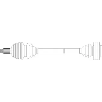Arbre de transmission GENERAL RICAMBI BW3008