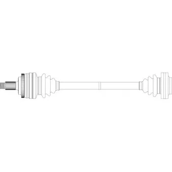 Arbre de transmission GENERAL RICAMBI BW3056